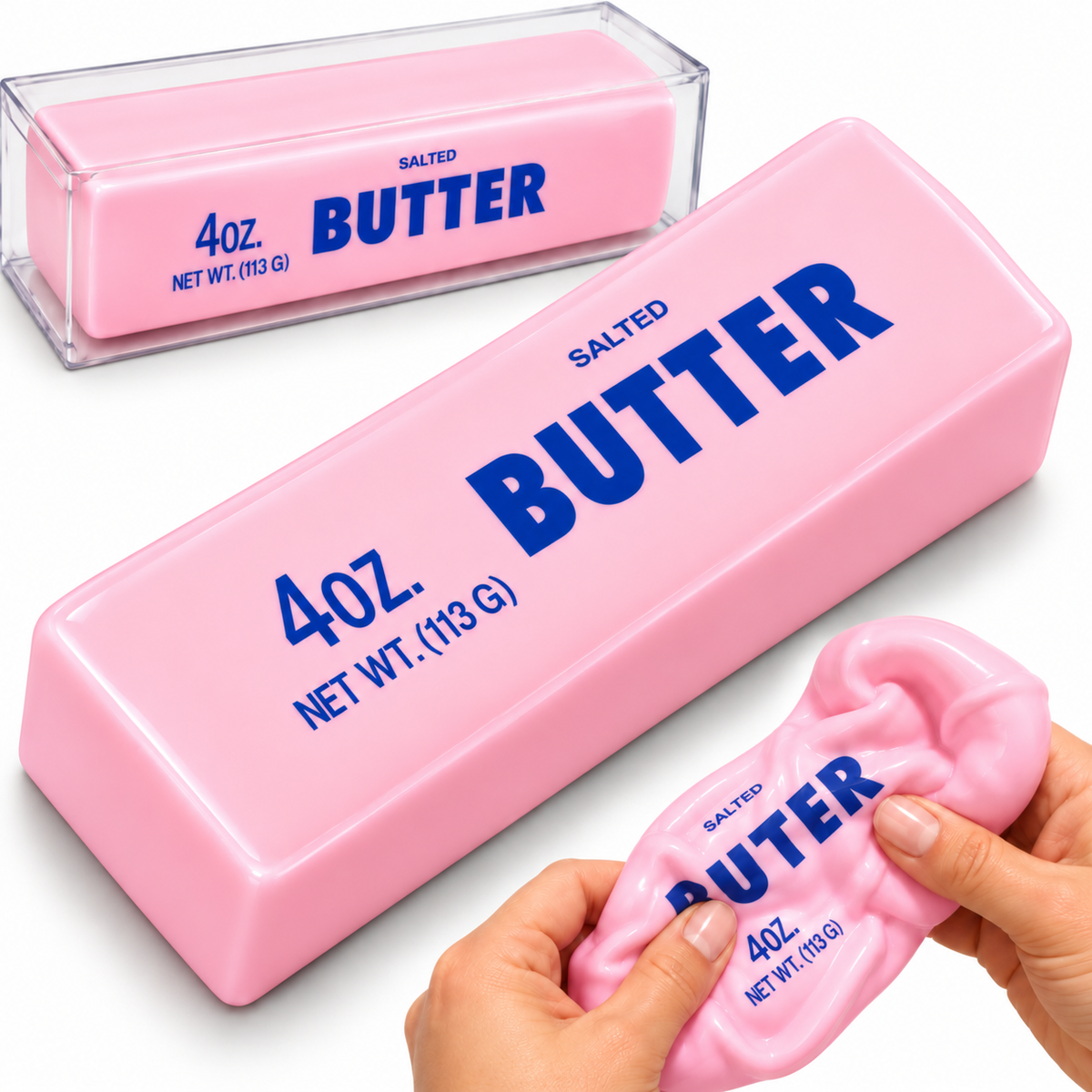 Crunchy Butter Squishy - Pink