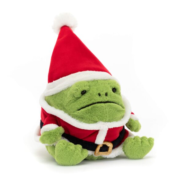 Rana Ricky Rain Frog Santa de Jellycat 16 cm