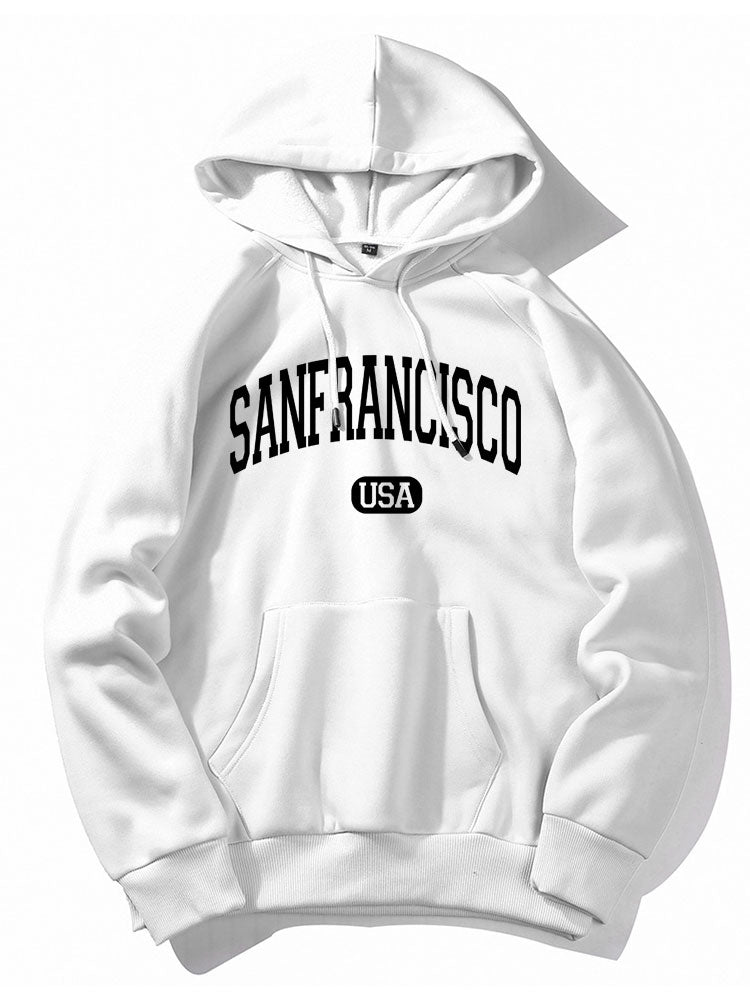 Sweat-shirts à capuche avec inscription San Francisco