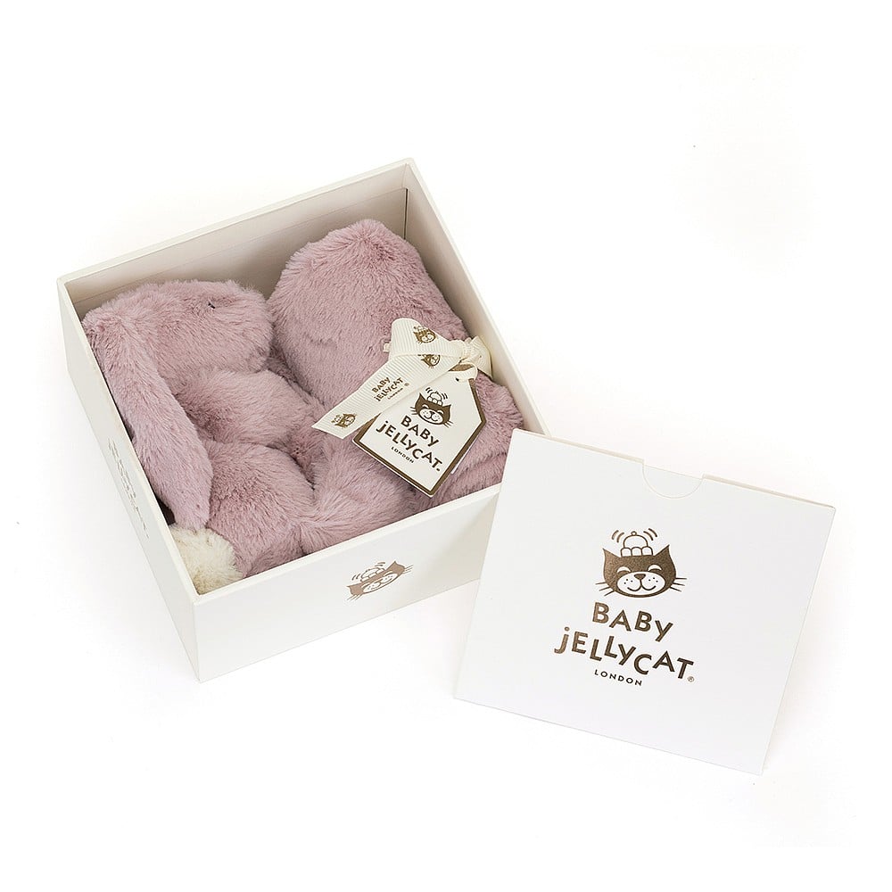 Doudou lapin Bashful Luxe rose