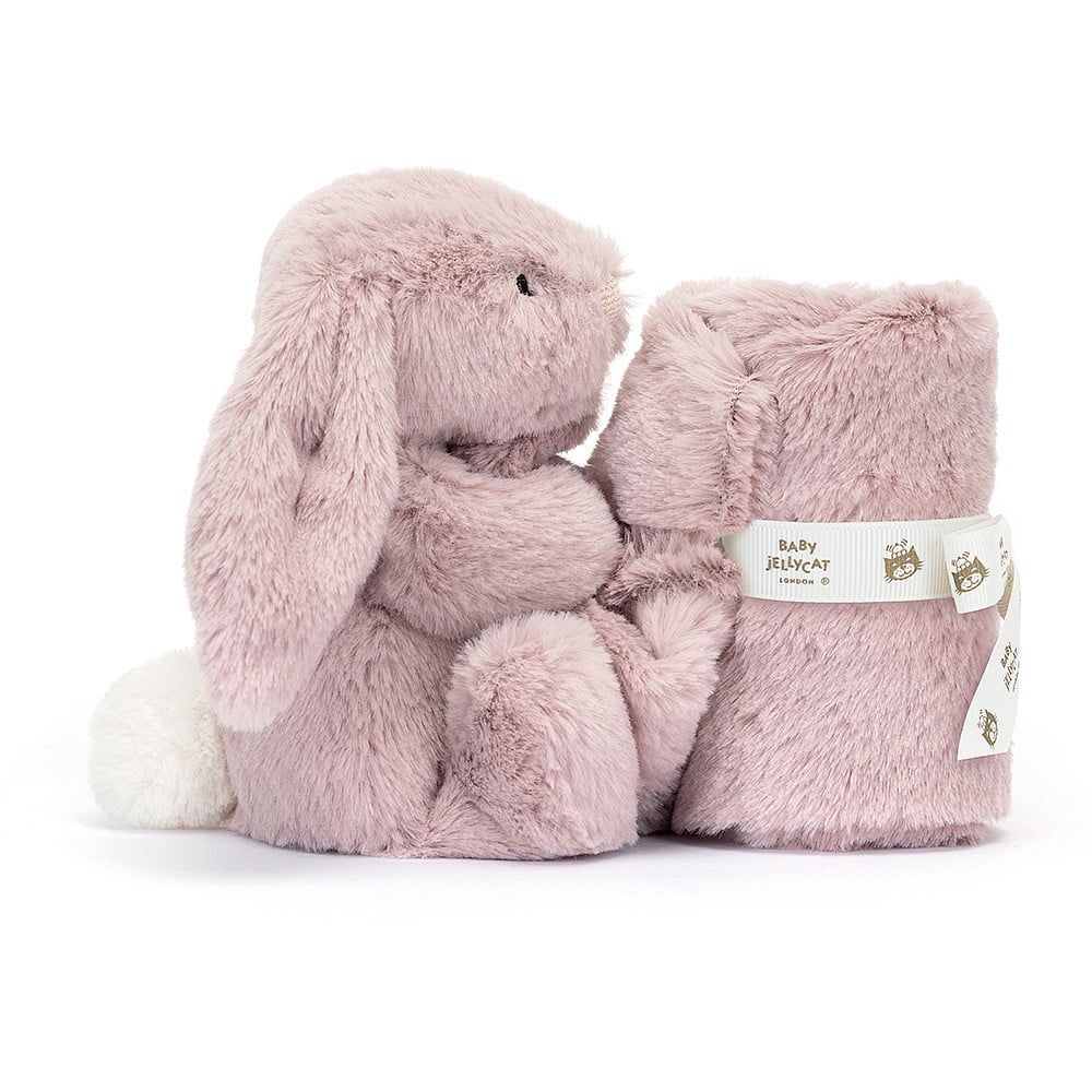 Doudou lapin Bashful Luxe rose