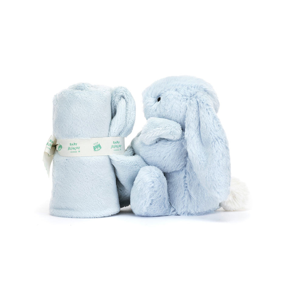 Doudou lapin Bashful bleu