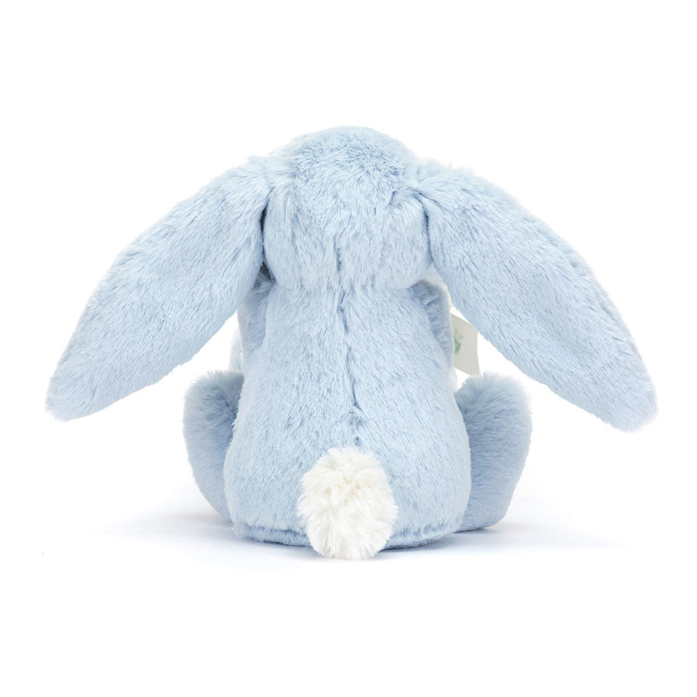 Doudou lapin Bashful bleu
