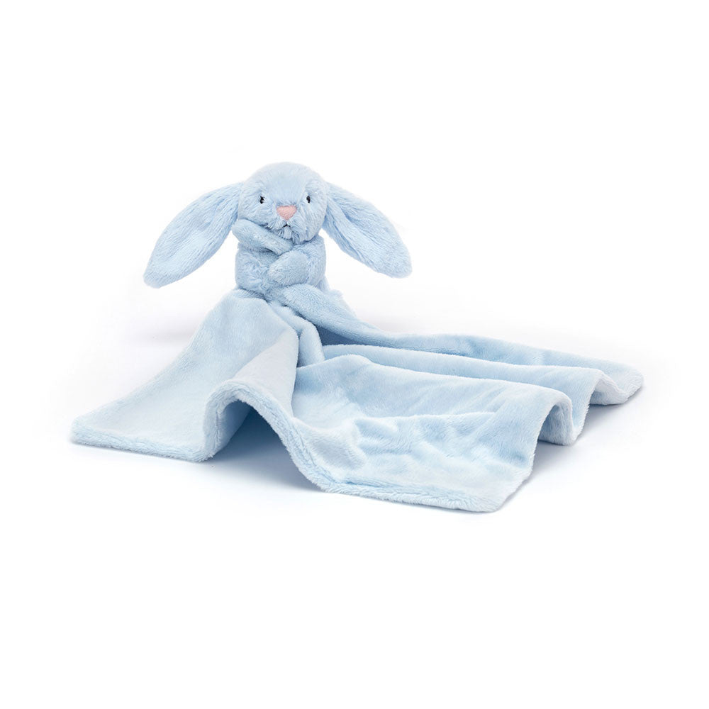 Doudou lapin Bashful bleu