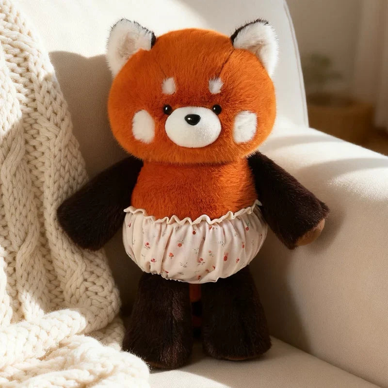 Maple & Mochi the Running Red Panda & Panda Plushies