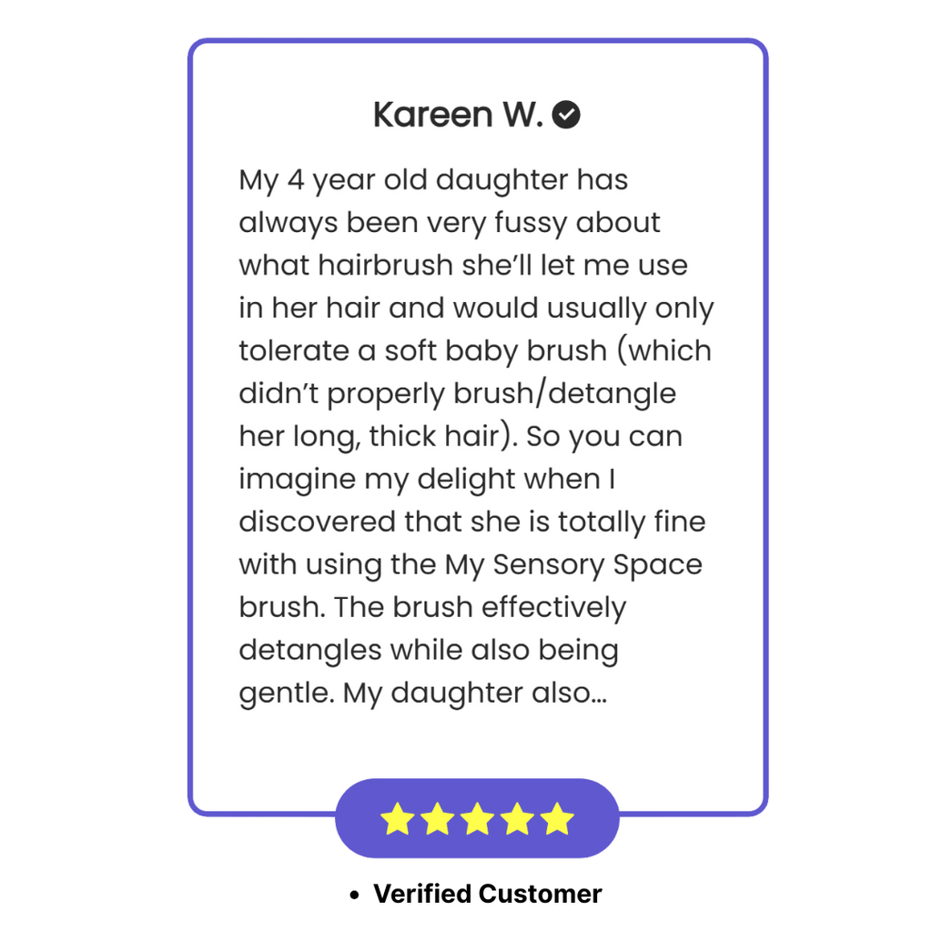 Sensory Hairbrush Blue Breeze