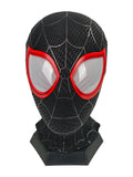 Spider-verse Black Spider-Man Miles Morales Mask With Faceshell Wearable