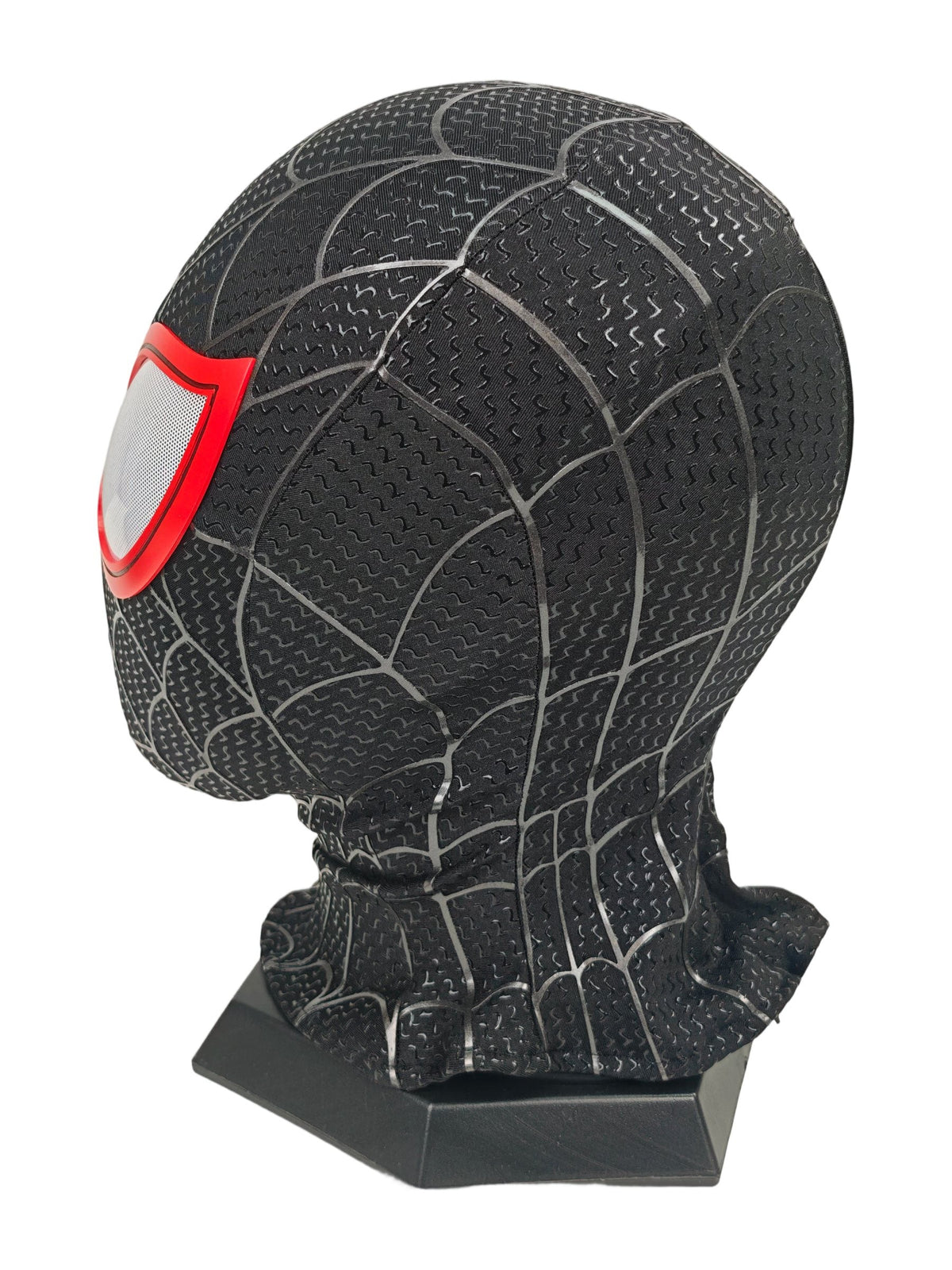 Spider-verse Black Spider-Man Miles Morales Mask With Faceshell Wearable