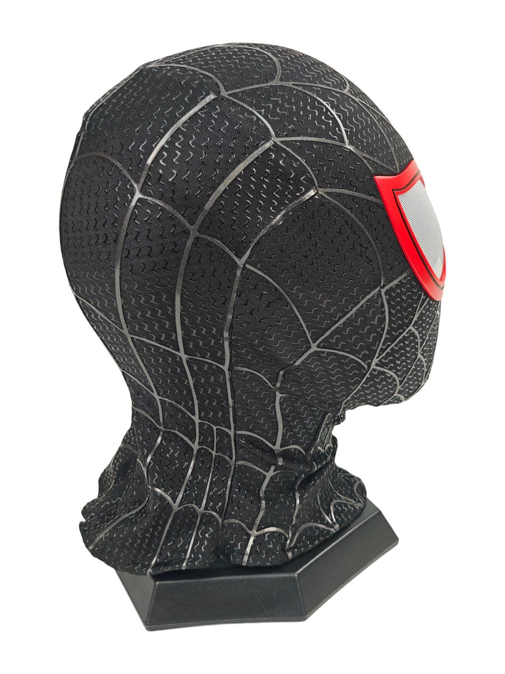 Spider-verse Black Spider-Man Miles Morales Mask With Faceshell Wearable