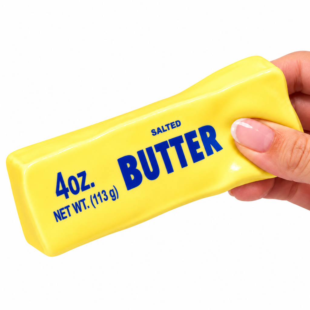 Crunchy Butter Squishy - Yellow