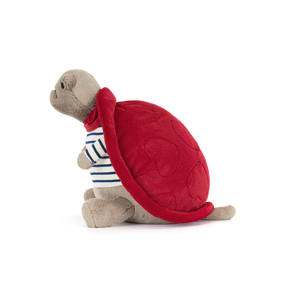Tortuga Timmy Jellycat con conjunto romántico 21cm