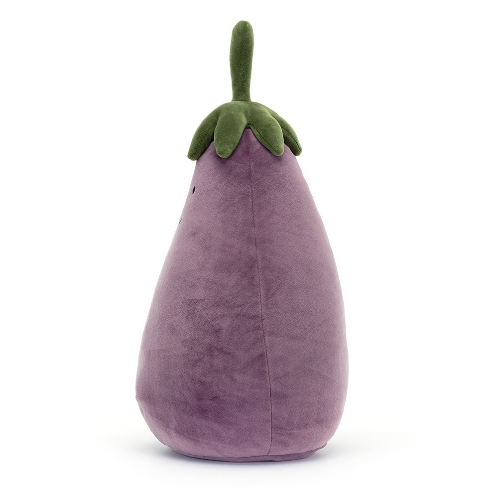 Aubergine Jellycat Vivacious Vegetable, grande taille 40 cm