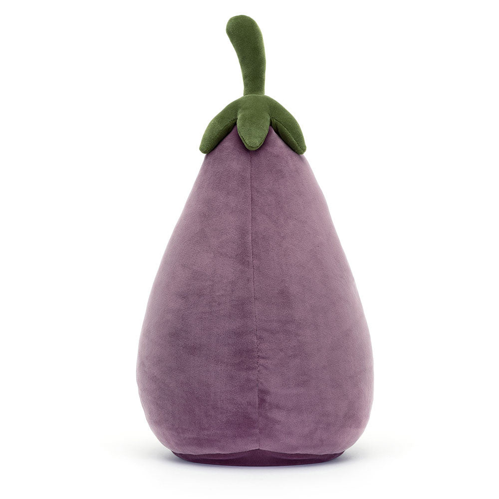 Aubergine Jellycat Vivacious Vegetable, grande taille 40 cm