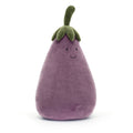 Aubergine Jellycat Vivacious Vegetable, grande taille 40 cm