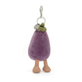 Colgante para bolso Jellycat Vivacious Aubergine 12 cm