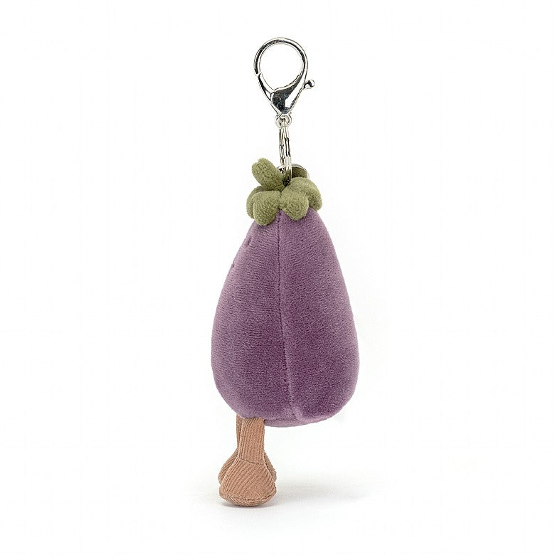 Colgante para bolso Jellycat Vivacious Aubergine 12 cm