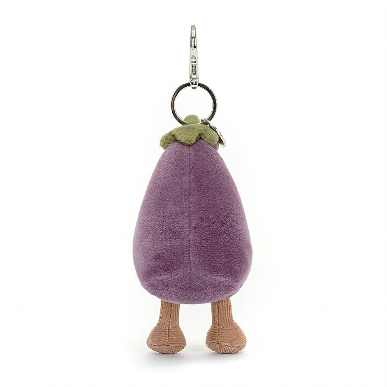 Colgante para bolso Jellycat Vivacious Aubergine 12 cm