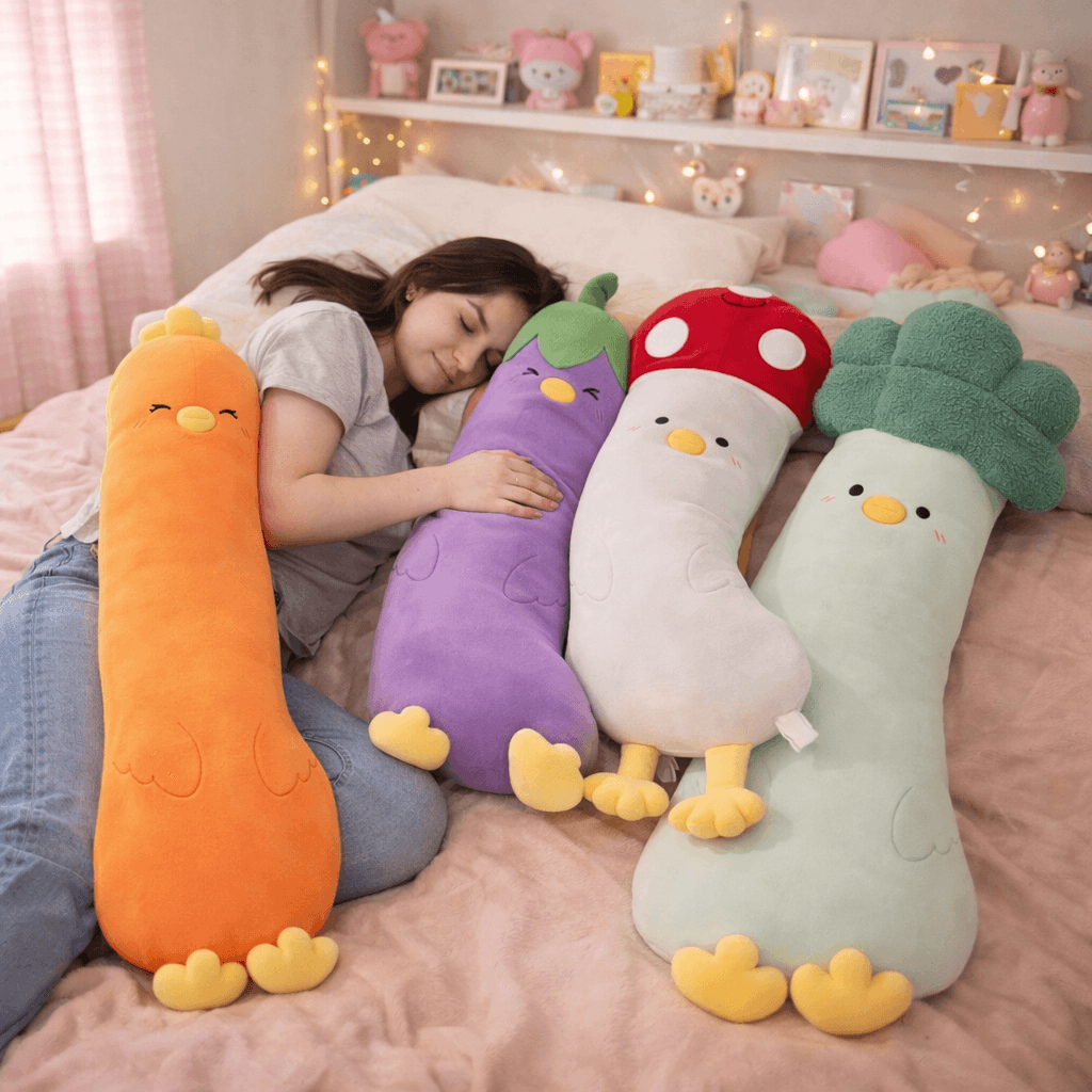 Long Vegetable Duck Family Plush Collection