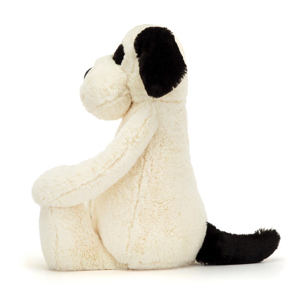 Cachorro Bashful Black & Cream de Jellycat, tamaño Really Big, 90 cm