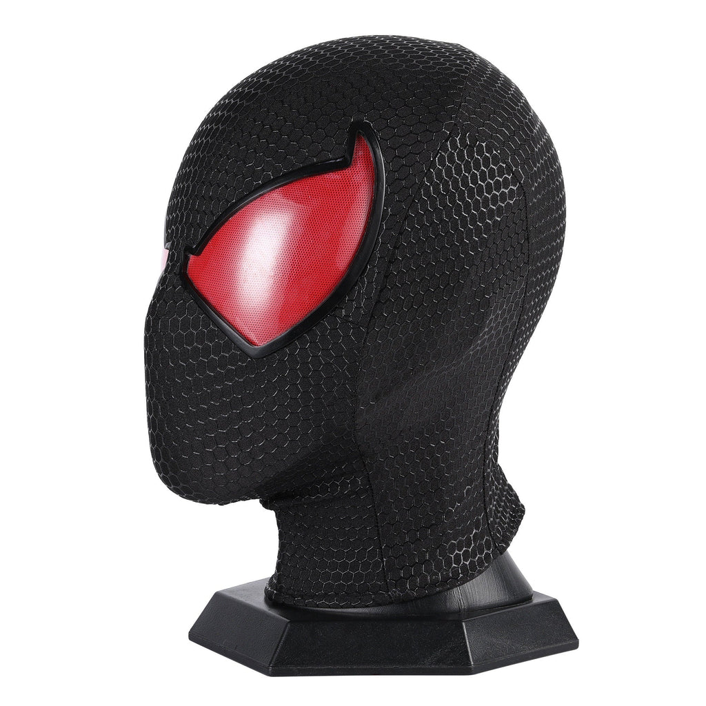 Black Scarlet Spider-Man Ben Reily Wearable Mask With Faceshell Lenses