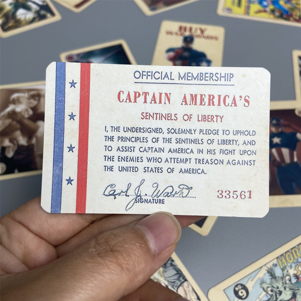 Captain America Trading Cards