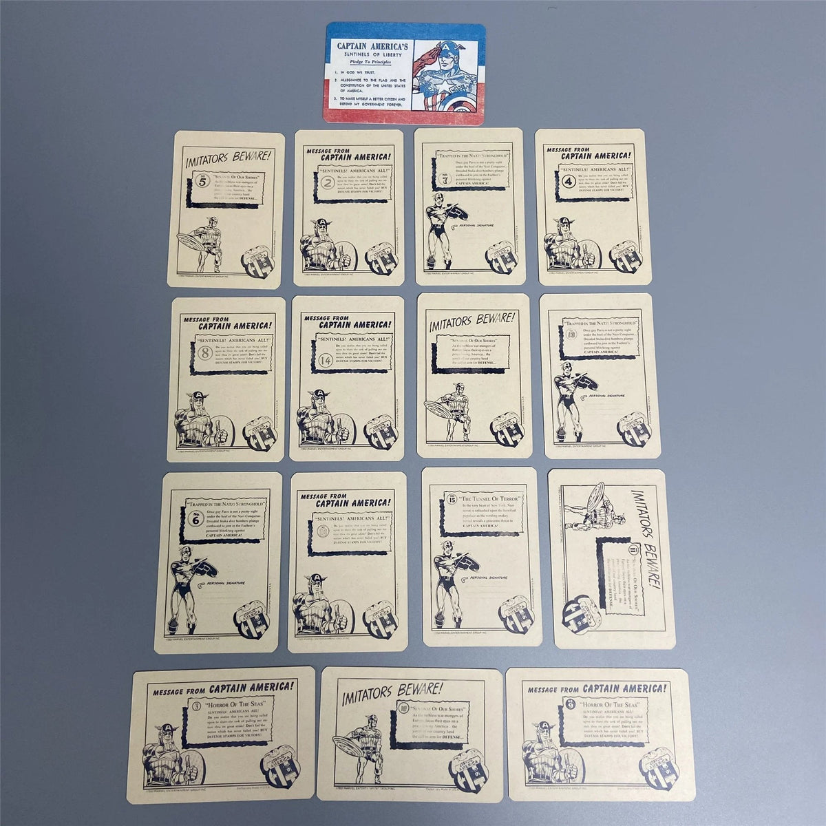 Captain America Trading Cards