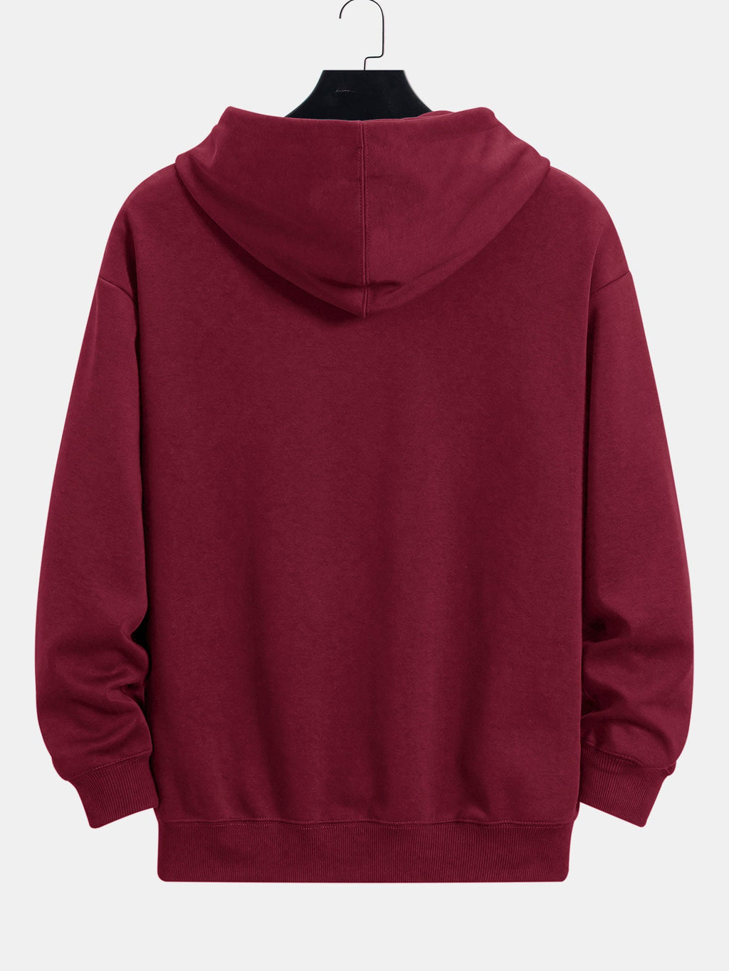 Sweat à capuche coupe décontractée basique