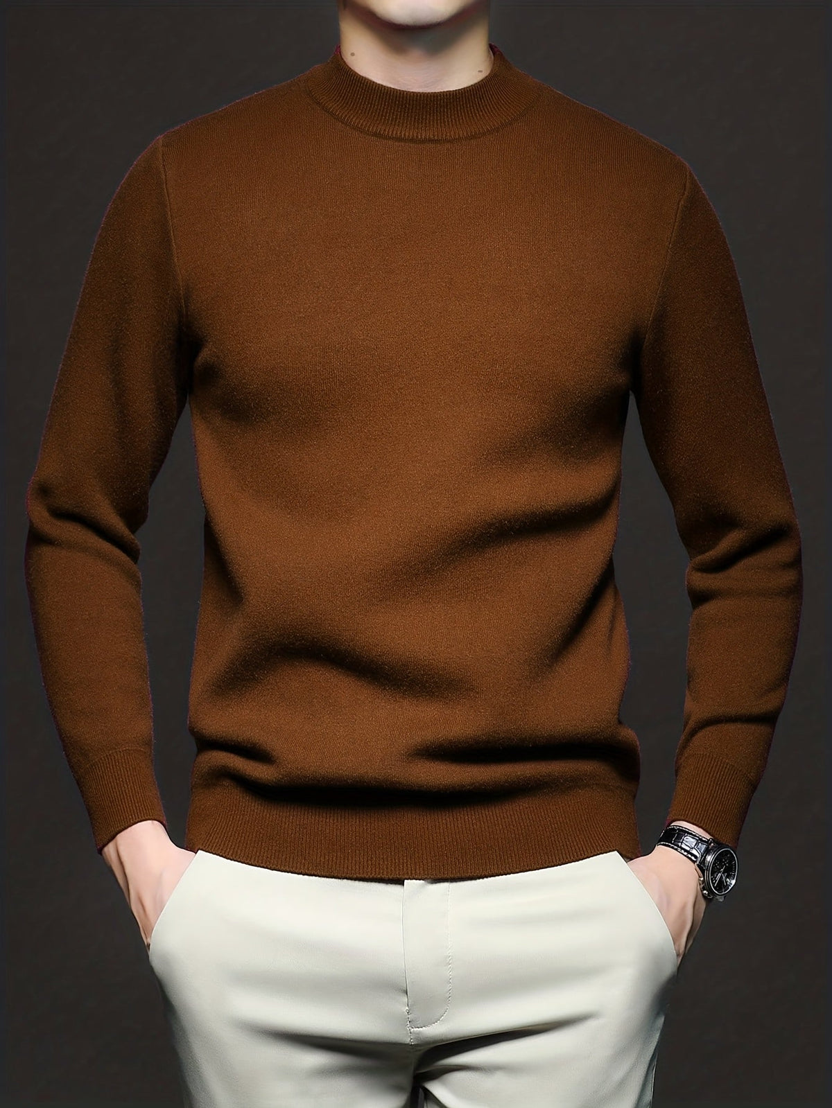 Tobias | Refined High-Neck Sweater