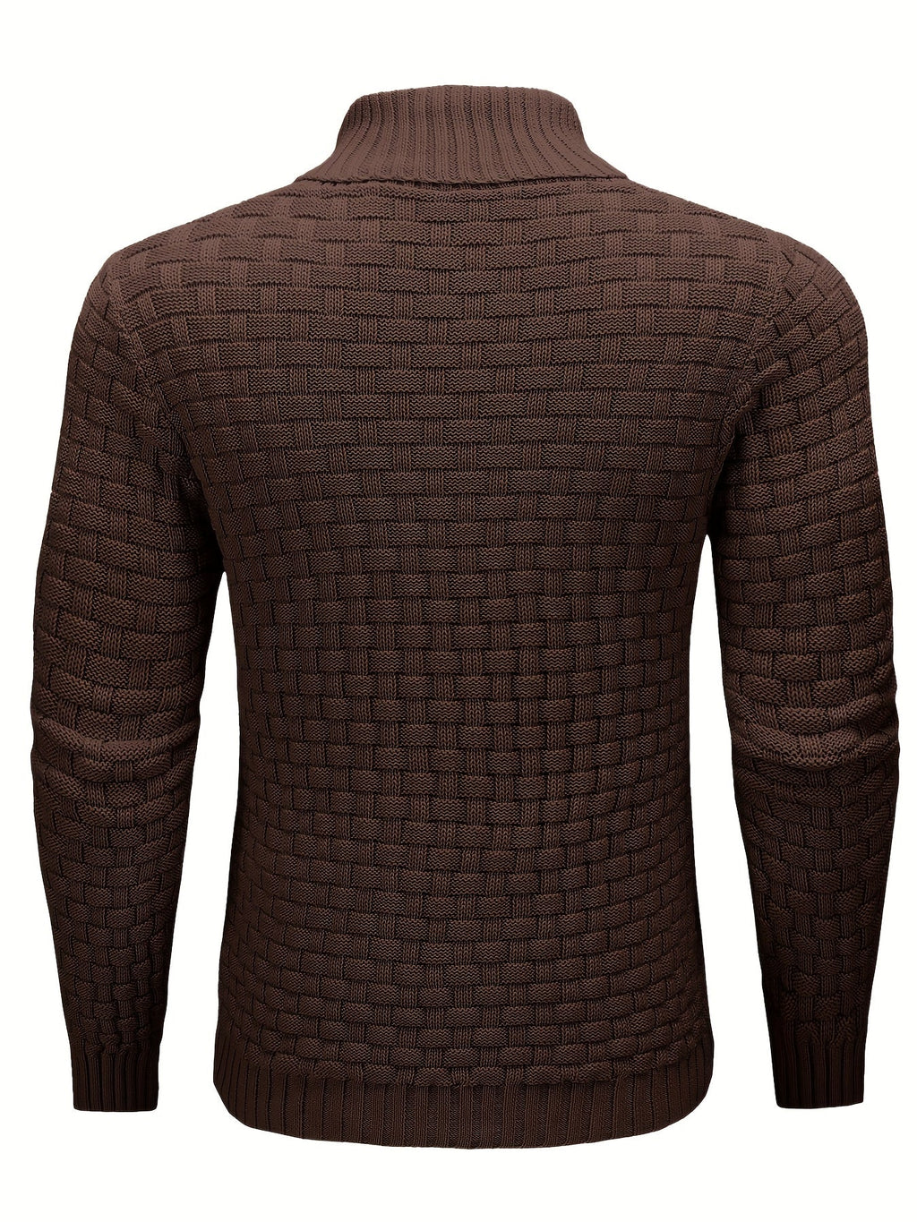 Barrett | Textured Shawl-Collar Jumper