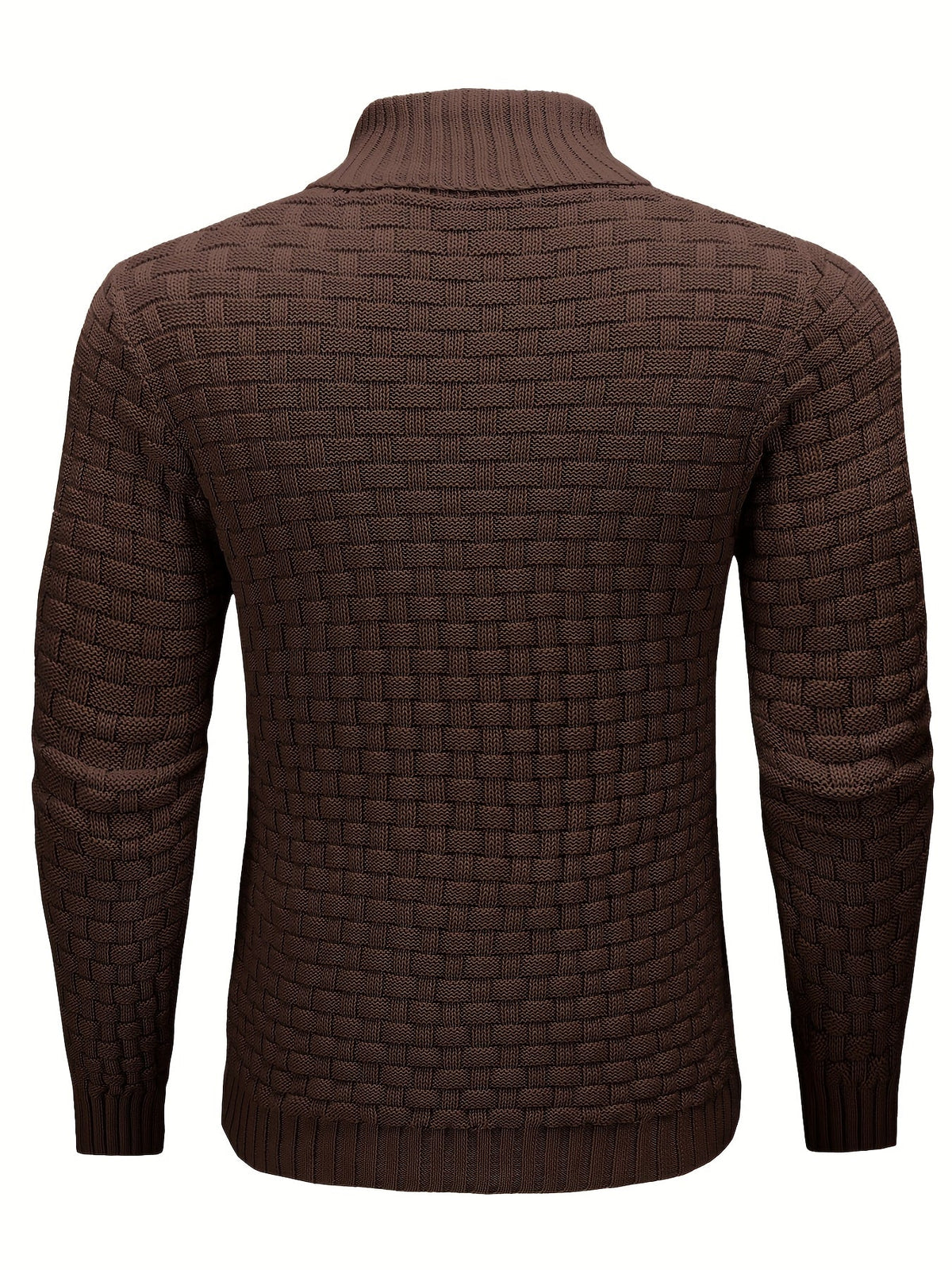 Barrett | Textured Shawl-Collar Jumper