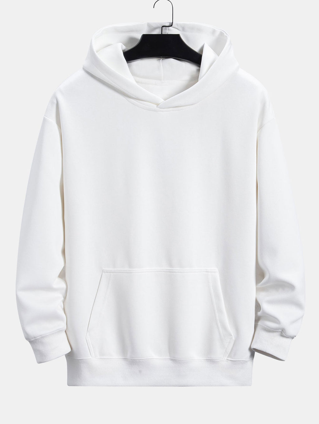 Sweat à capuche coupe décontractée avec motif fleurs de prunier et grue au dos