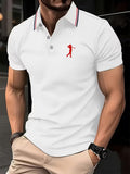Laurence | Casual Short-Sleeve Golf Printed Shirt