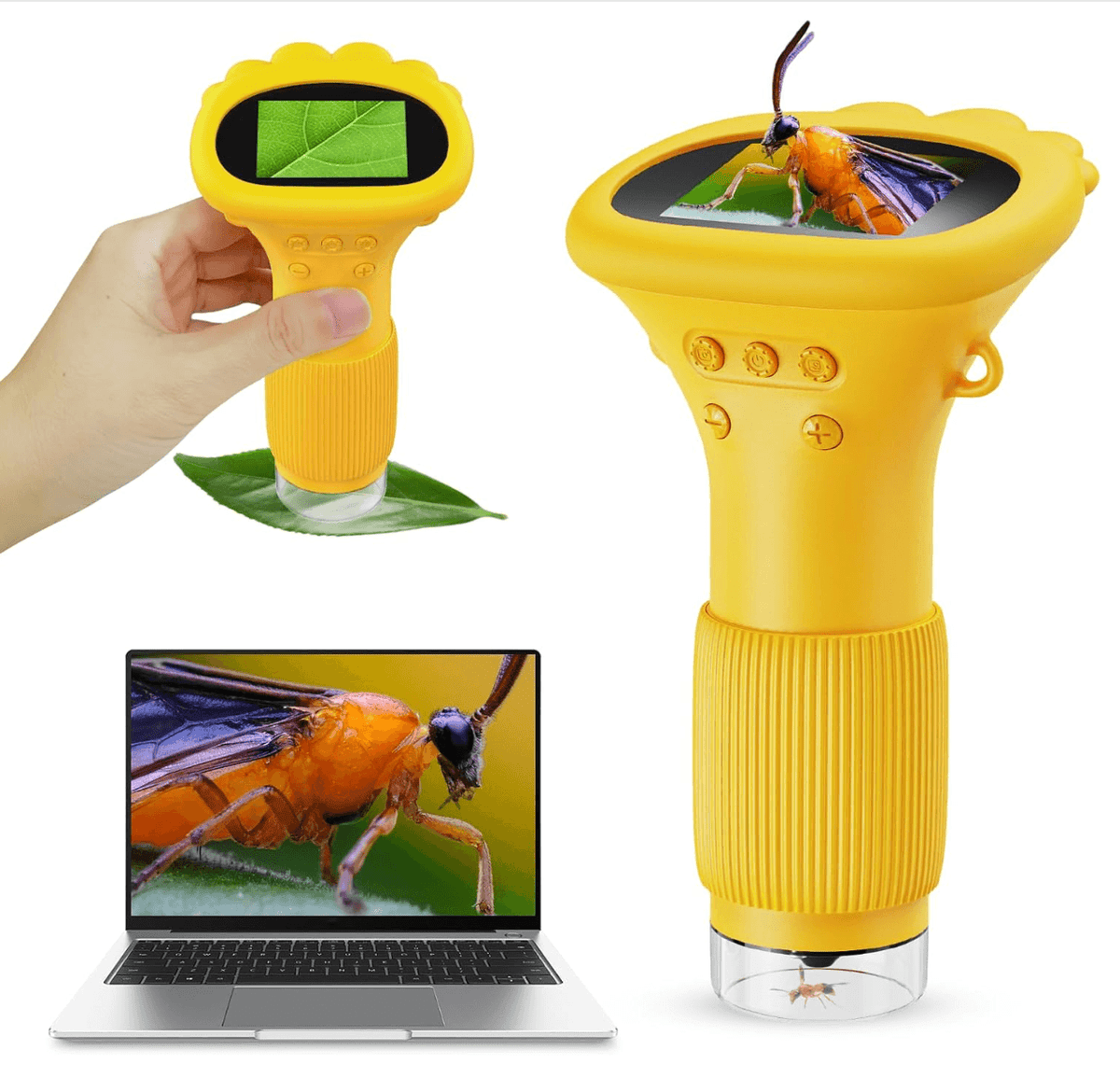 1000X Digital Microscope for Kids with Screen