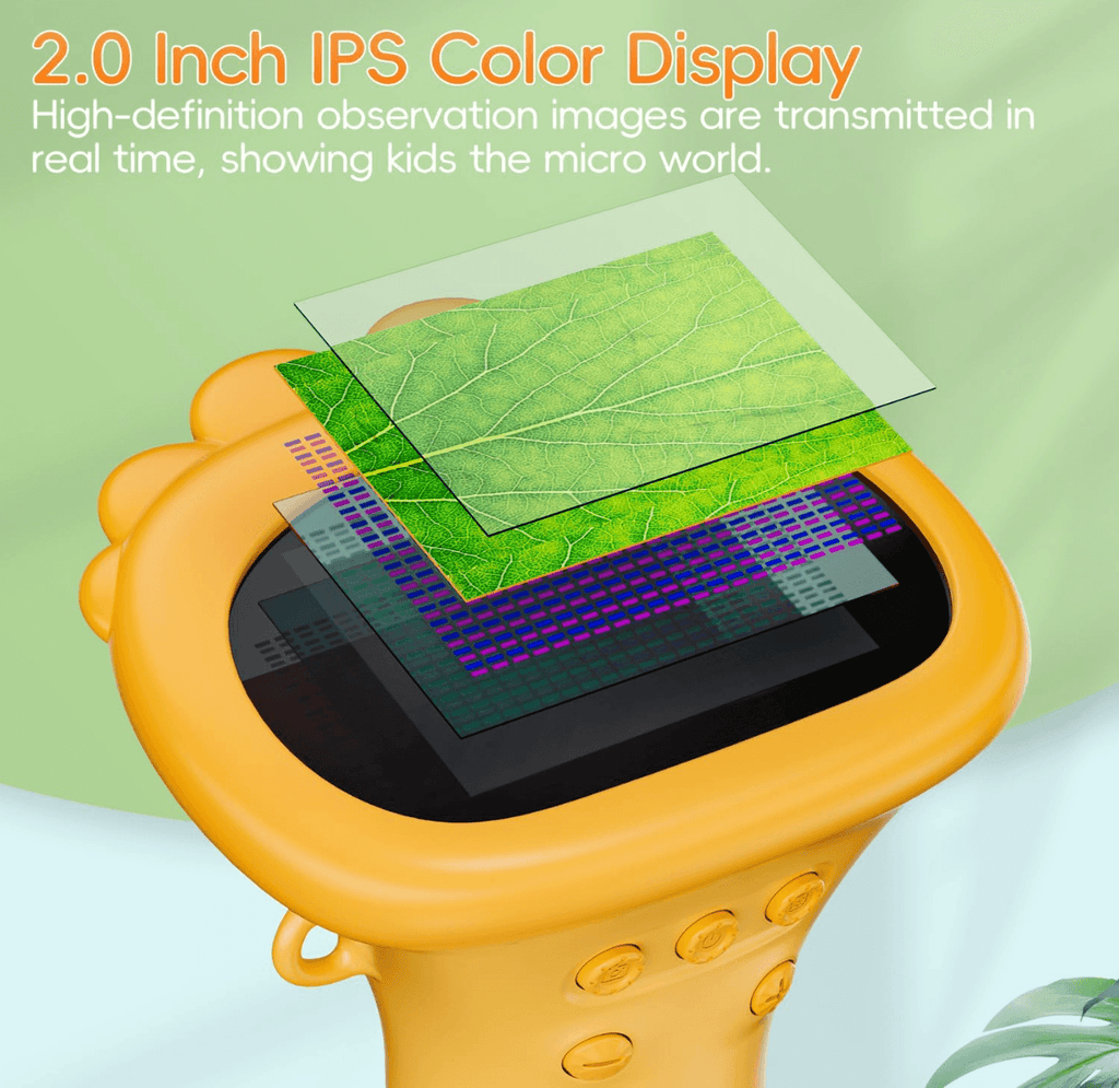 1000X Digital Microscope for Kids with Screen