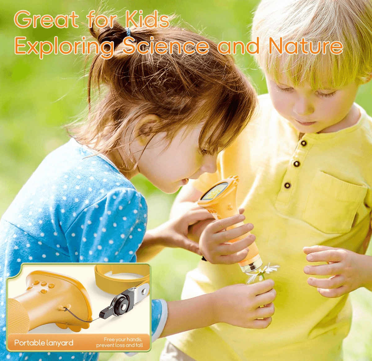 1000X Digital Microscope for Kids with Screen