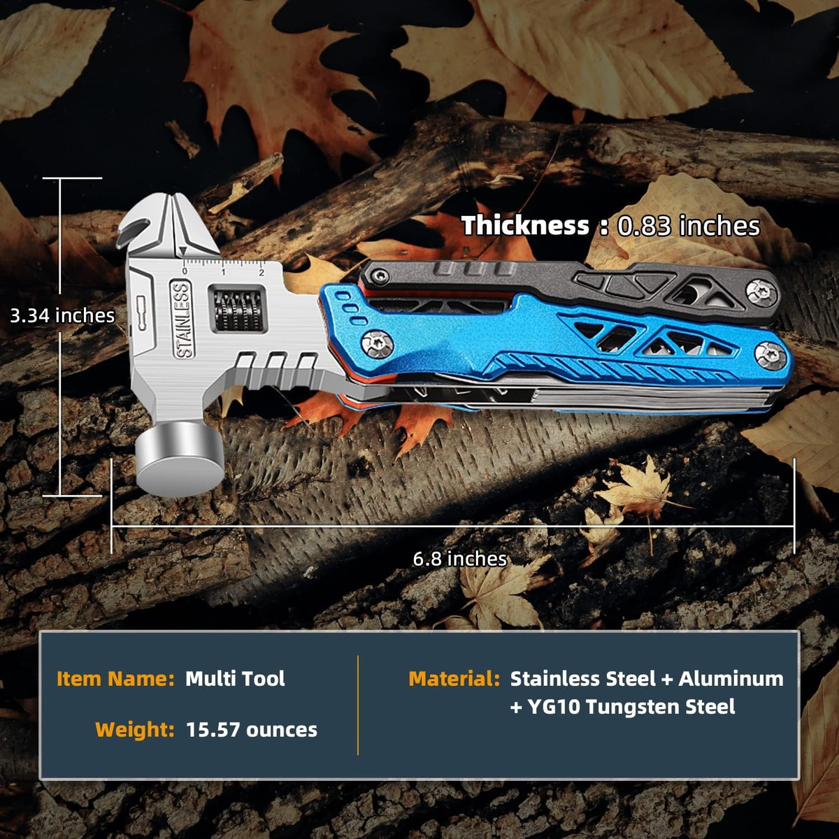 18-in-1 Multifunctional Wrench Hammer