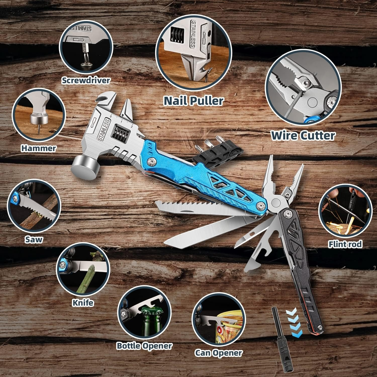 18-in-1 Multifunctional Wrench Hammer
