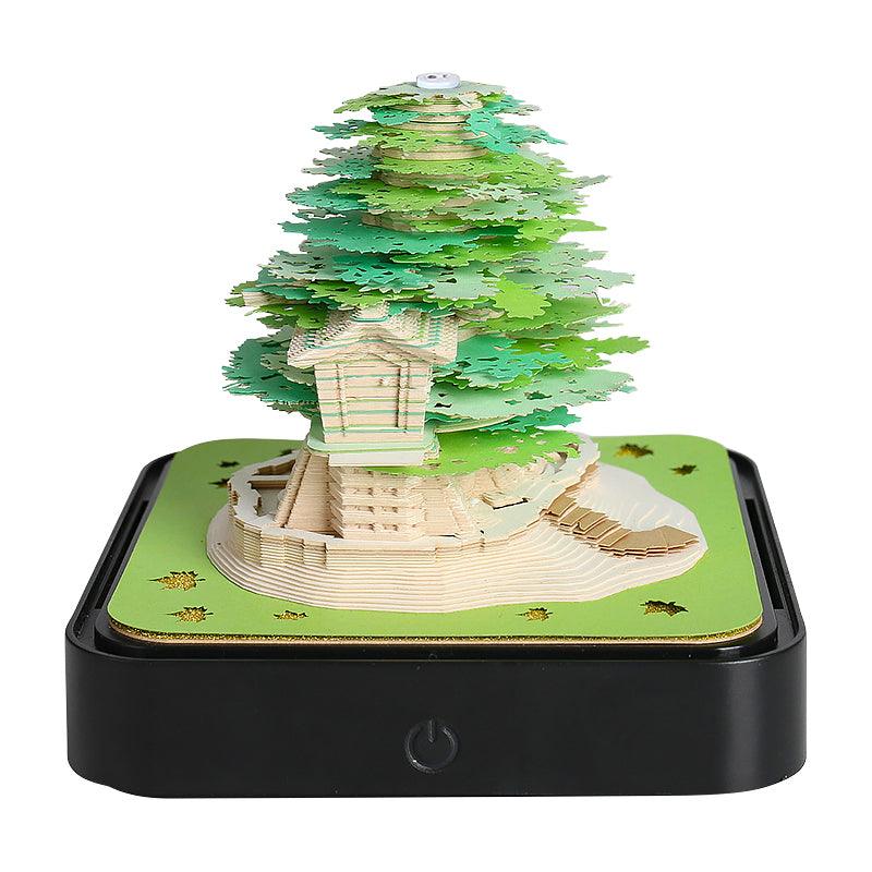 3D Art Memo Pad & LED Desk Calendar