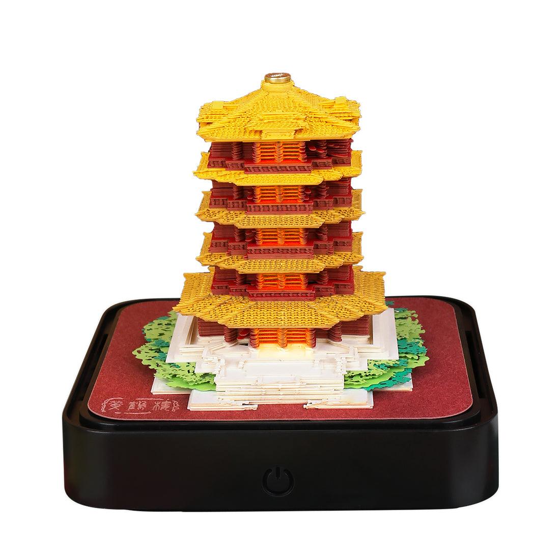 3D Art Memo Pad & LED Desk Calendar