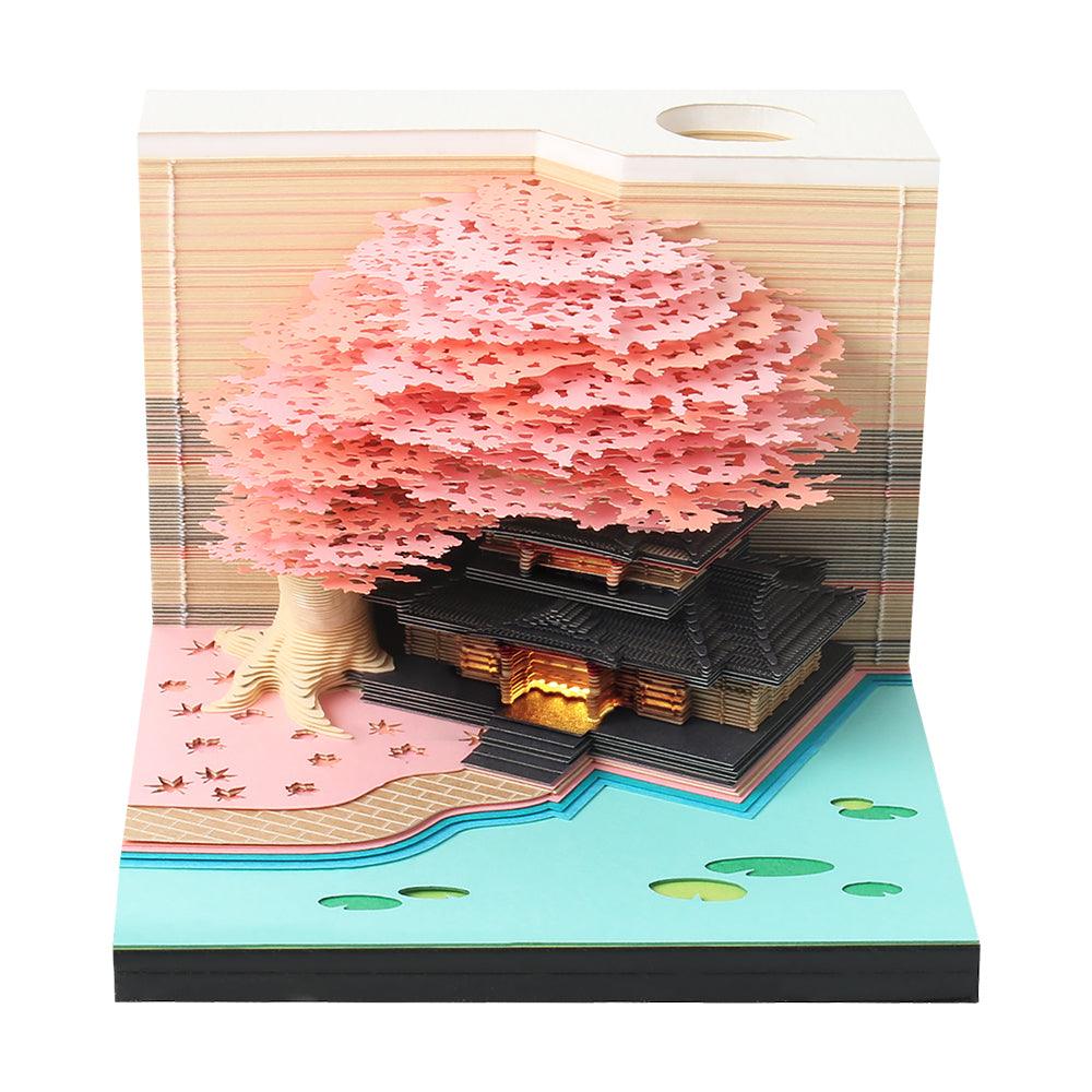 3D Art Memo Pad & LED Desk Calendar