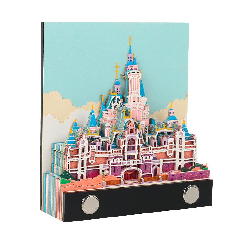 3D Art Memo Pad & LED Desk Calendar