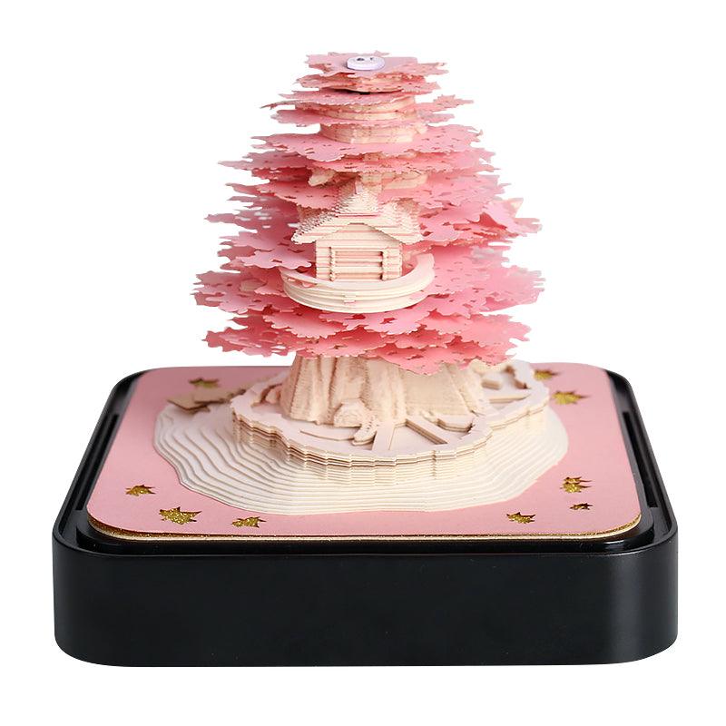 3D Art Memo Pad & LED Desk Calendar