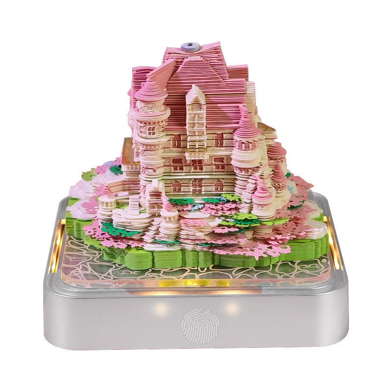 3D Art Memo Pad & LED Desk Calendar