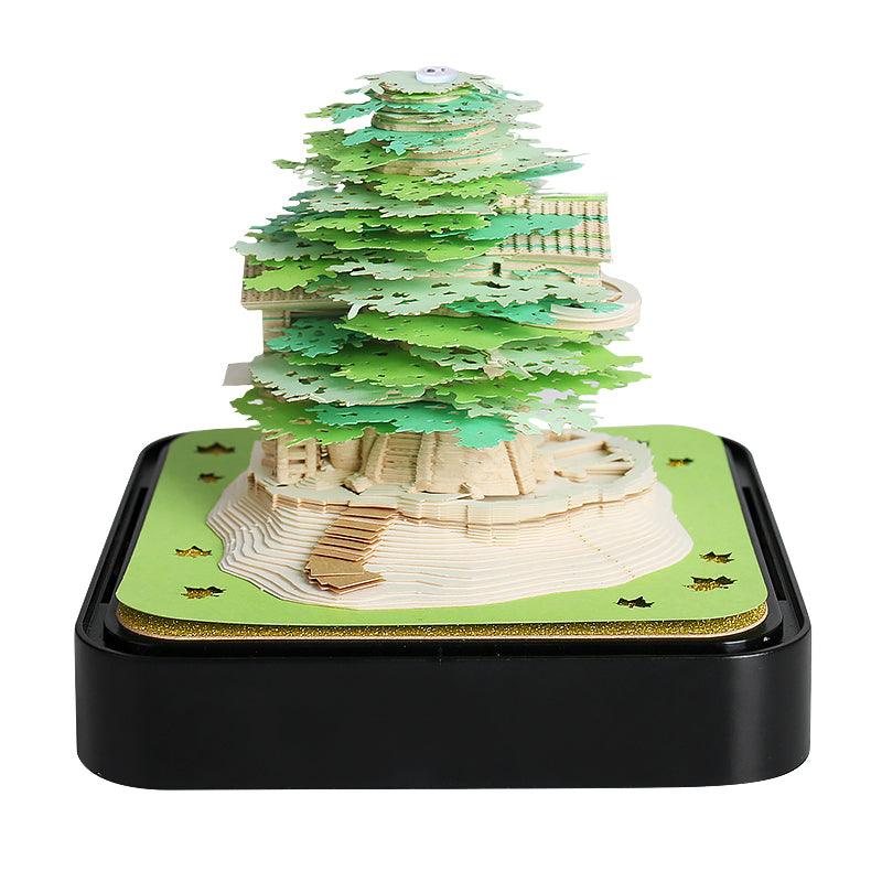 3D Art Memo Pad & LED Desk Calendar