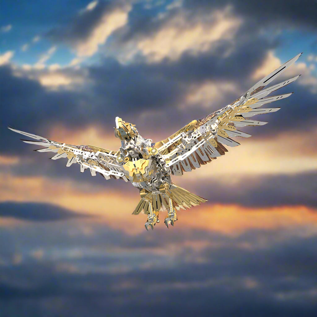 3D Metal Mechanical Eagle Model Kit