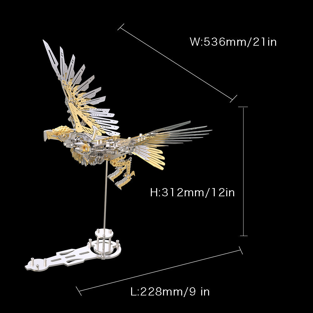 3D Metal Mechanical Eagle Model Kit