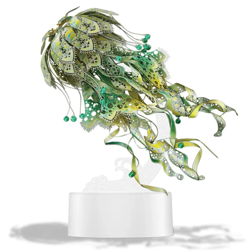 3D Metal Puzzle Jellyfish Kit, 61 Pieces