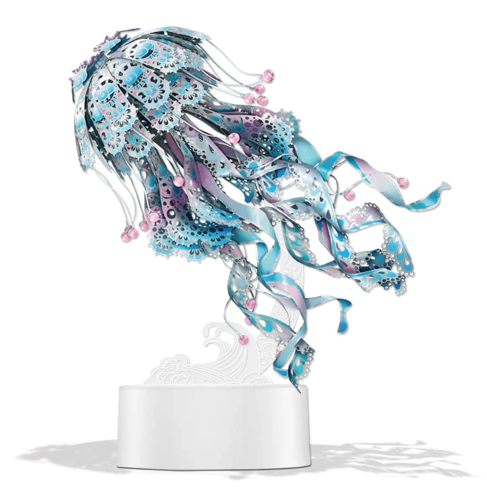 3D Metal Puzzle Jellyfish Kit, 61 Pieces