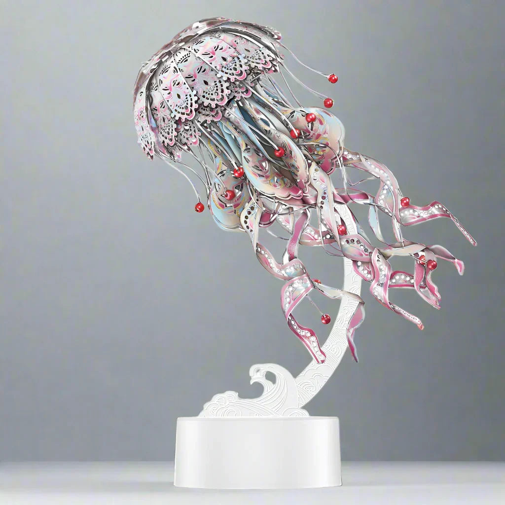 3D Metal Puzzle Jellyfish Kit, 61 Pieces