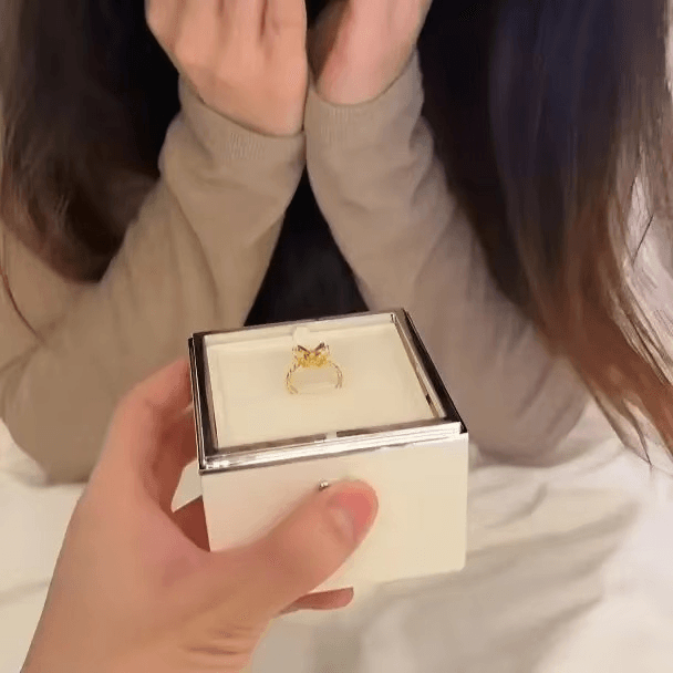 LED Bear Candle Ring Box for Proposals